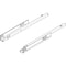 Blum 9in Soft-close 7/8 Extension Zinc Tandem Edge Drawer Slide, 75 Lbs Weight Rating, PR 554H2290B01 - alternate 4